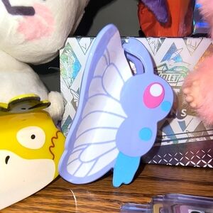 Cute Butterfly Pokemon Butterfree Blue Purple Hair Clip Accessory